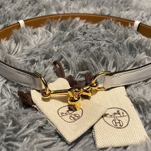 ❌SOLD❌ Hermes Regate 24 Belt White (Blanc), adjustable ❌SOLD❌